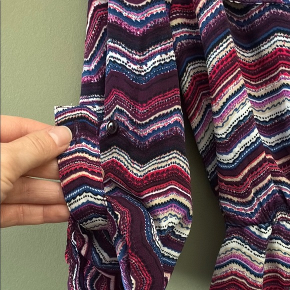 Rue21 Blue and Purple Long Sleeve Sweater Dress - Picture 8 of 15